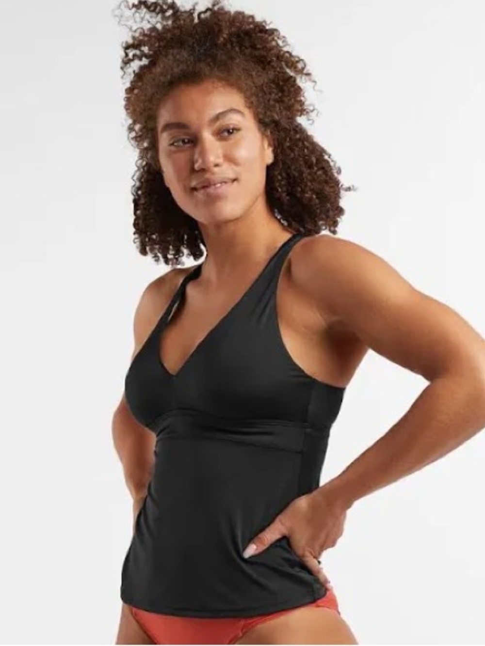 Knix Laguna Swim Top Black Tankini Swimwear Size Medium